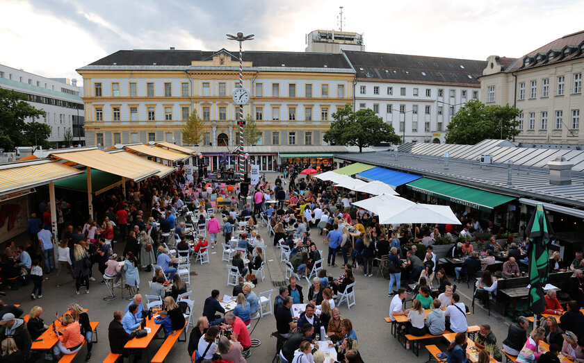Der After Work Markt war stets gut besucht.  Foto: StadtKommunkation/Krainz