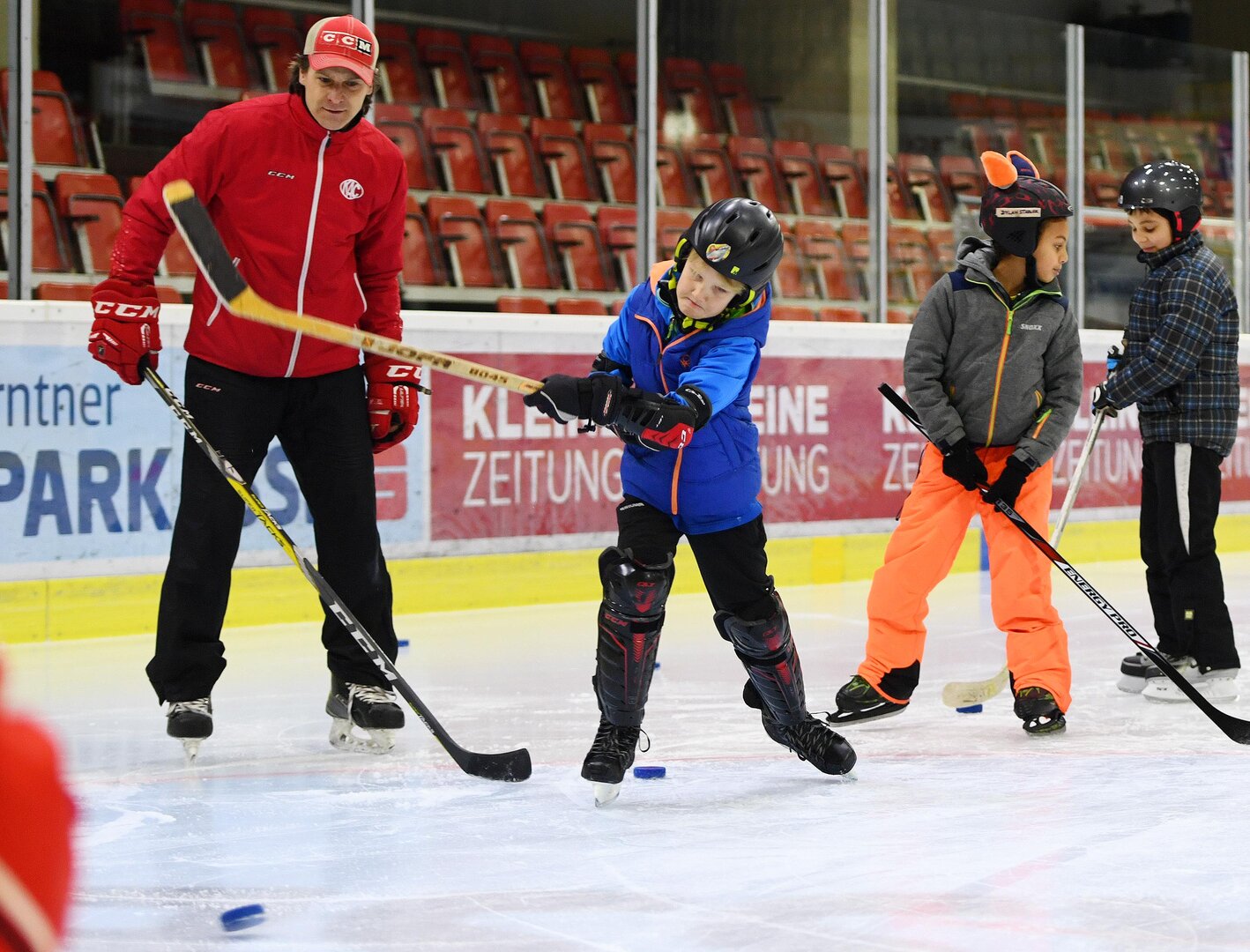 Eishockey ist beim Wintersportschnuppern jedes Jahr ein Fixstarter.