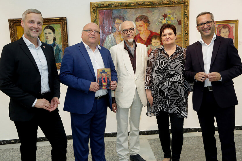 Eröffnung der Ausstellung mit Werken von Maximilian Florian im Stadthaus