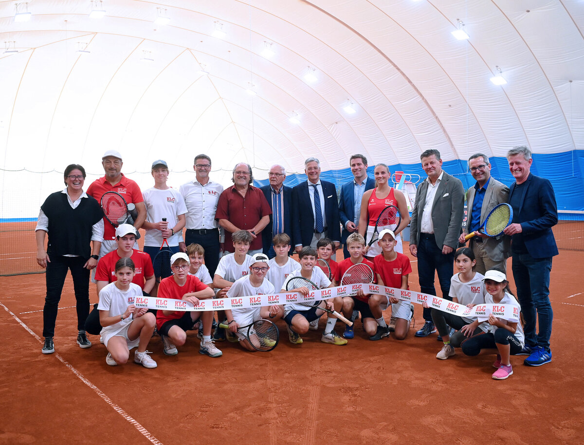 A new tennis dome has been opened at KLC