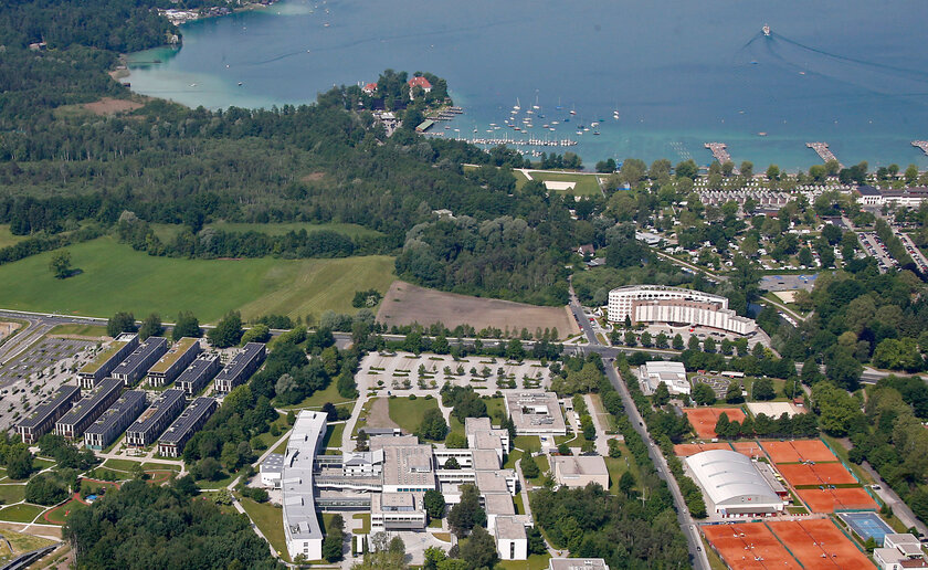 Luftaufnahme: Areal Uni - Lakesidepark - Ostbucht