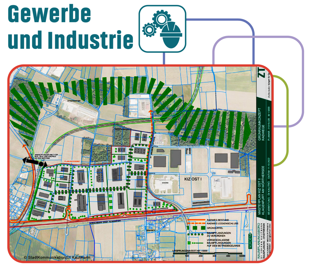 Grafik "Karte Klagenfurt Industriezone Ost", Foto: SK