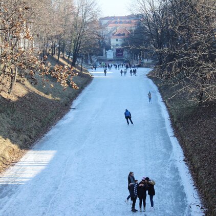 Lendkanal Eislaufen (Foto: SK)