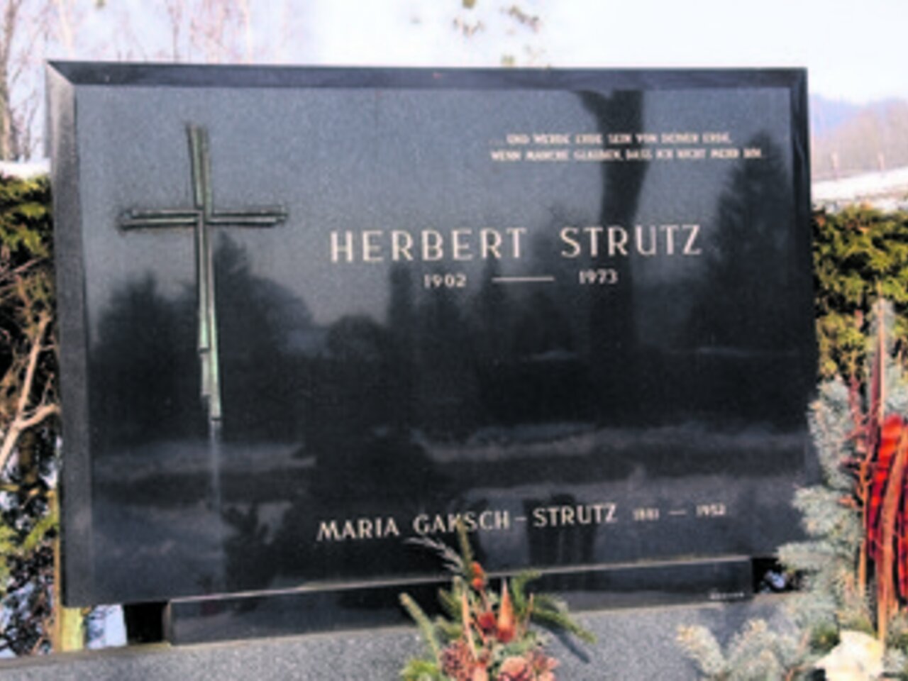 Grabstein Herbert Strutz
