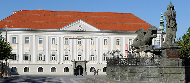 Blick auf das Klagenfurter Rathaus©StadtPresse/Fritz