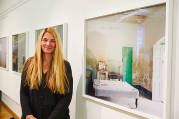Anja Bohnhof stellt derzeit in der Stadtgalerie aus. Foto: StadtPresse/Johannes Puch
