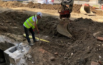 Baustelle in der Paradeisergasse