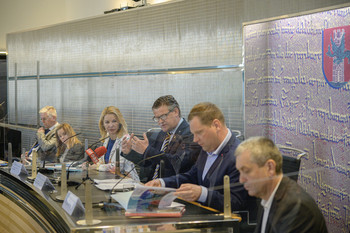 Präsentation des neuen Regierungskooperation für Klagenfurt. © StadtKommunikation / Hude