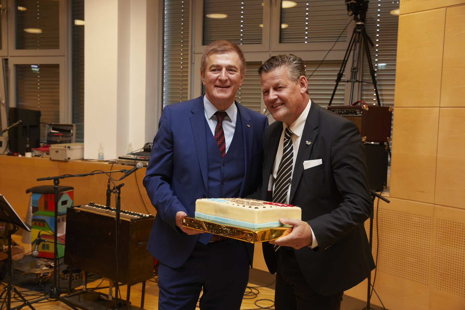 Anlässlich des 100-jährigen Bestehens der Arbeiterkammer Kärnten wurde im Beisein von Bürgermeister Christian Scheider zelebriert.  Foto: AK/Johannes Puch