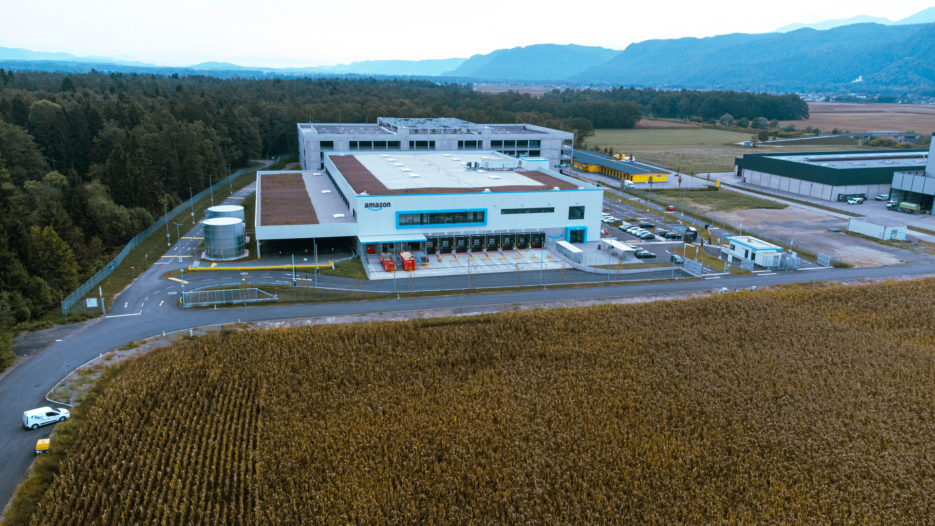 Das neue Verteilzentrum von Amazon. Foto: SK/Wiedergut