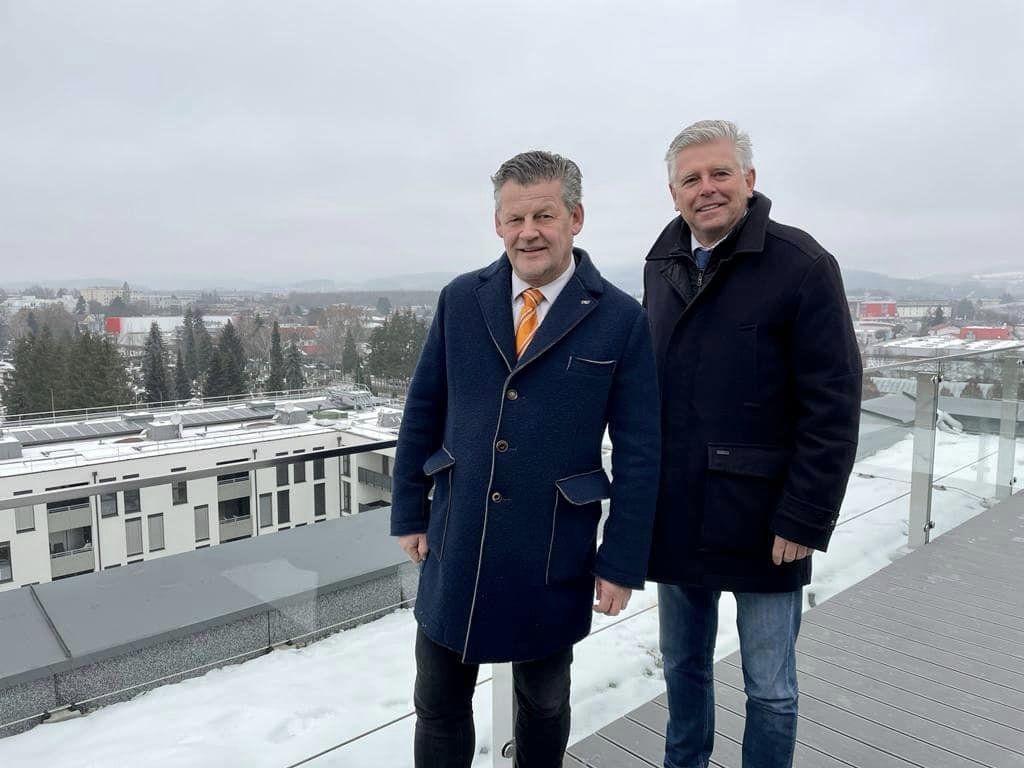 Bürgermeister Christian Scheider und Wohnungsreferent Vizebürgermeister Prof. Mag. Alois Dolinar setzen sich dafür ein, dass Delogierungen vermieden werden. Foto: Büro Dolinar