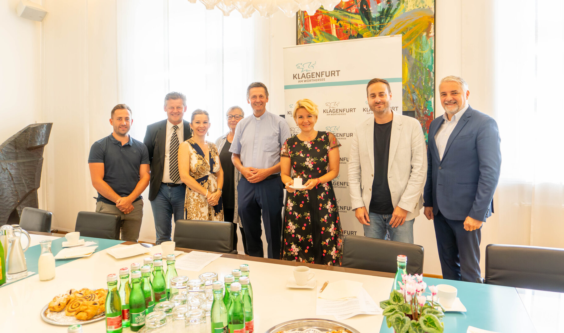 Dienstag fand das erste Gebetsfrühstück statt. Foto: Wiedergut