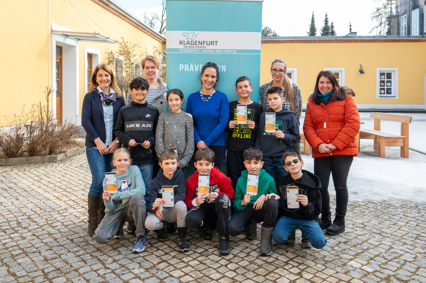 Die Nachmittagsbetreuung der VS 12 Festung nahm kürzlich am Workshop „Bye Bye Handysucht“ teil.