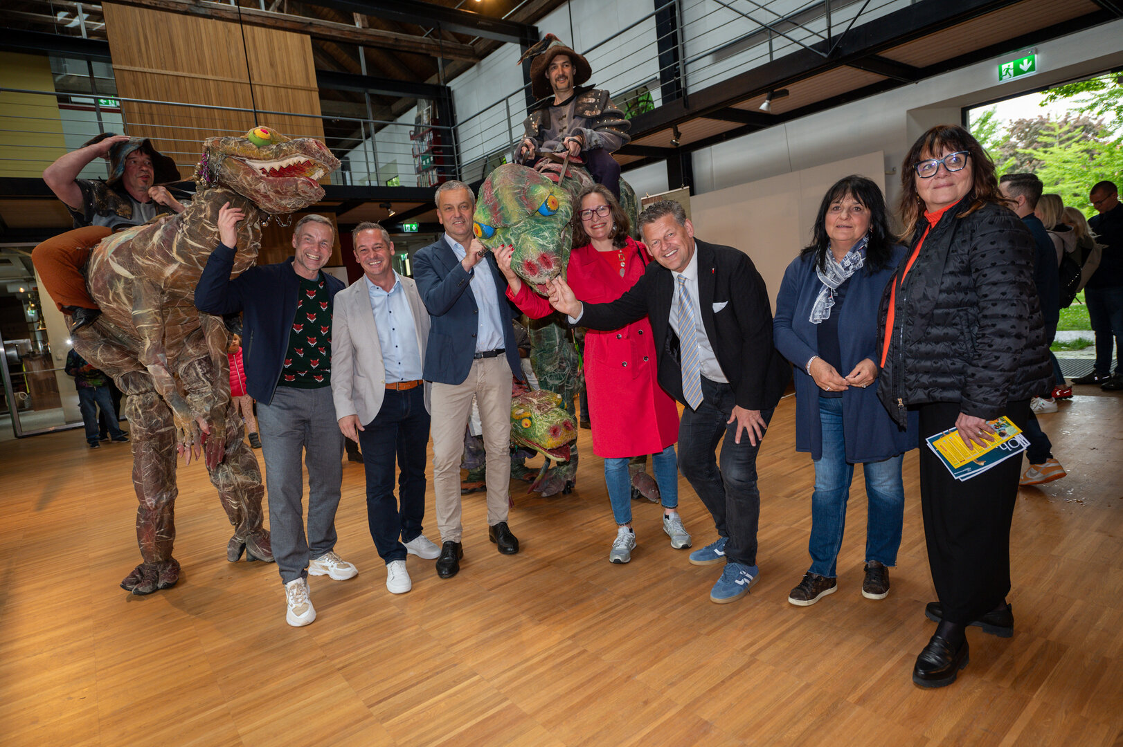 Die feierliche Eröffnung der Drachenjagd. Foto: Hude