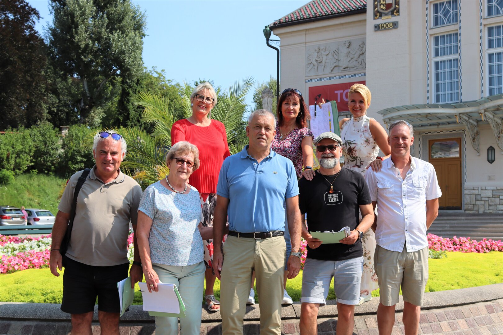 Die Jury war begeistert von dem wunderschönen Blumenschmuck in der Landeshauptstadt. Foto: StadtKommunikation/Zechner
