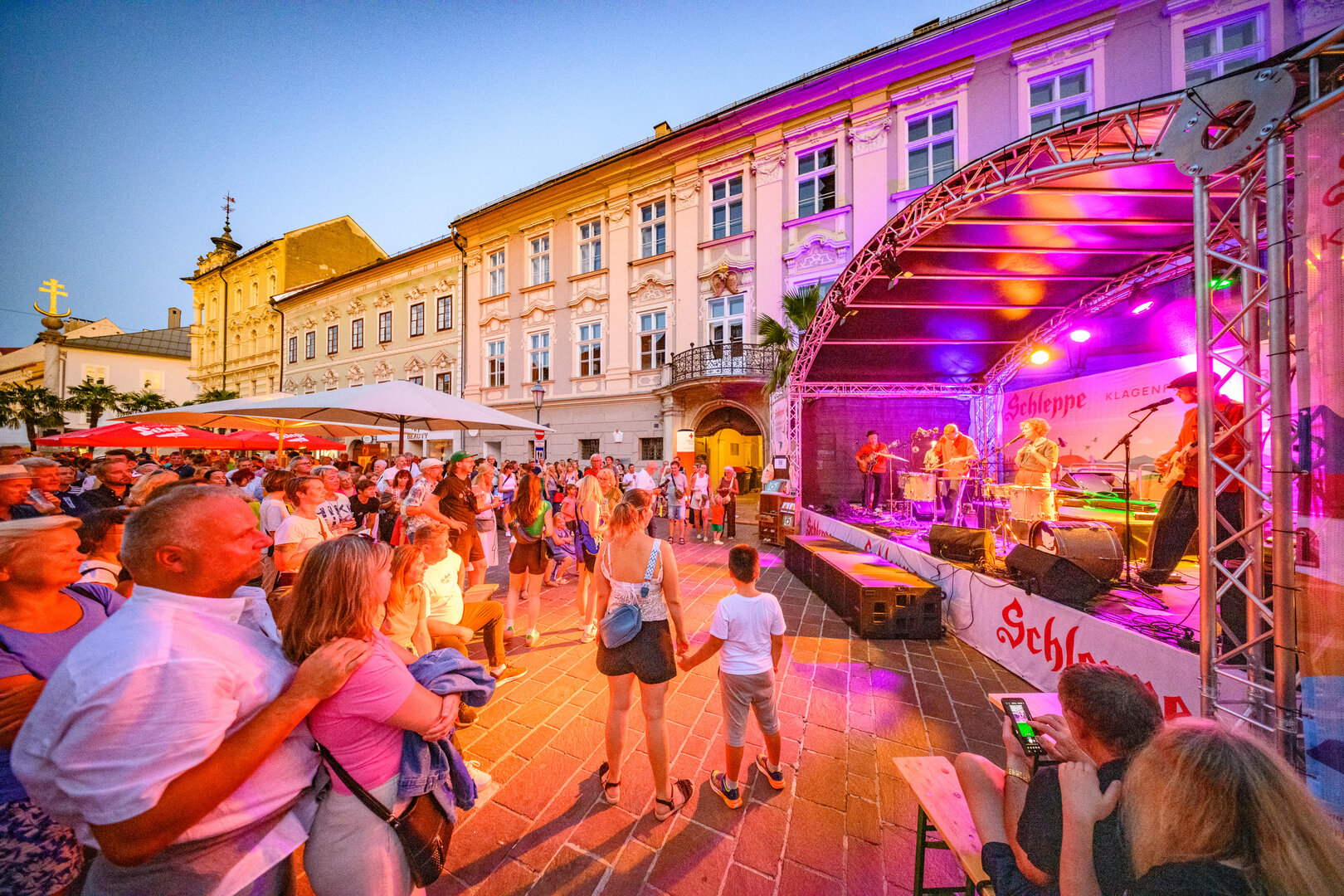 Der Altstadtzauber ist das jährliche Sommer-Highlight in der Klagenfurter Innenstadt. Foto: SK / Thomas Hude 