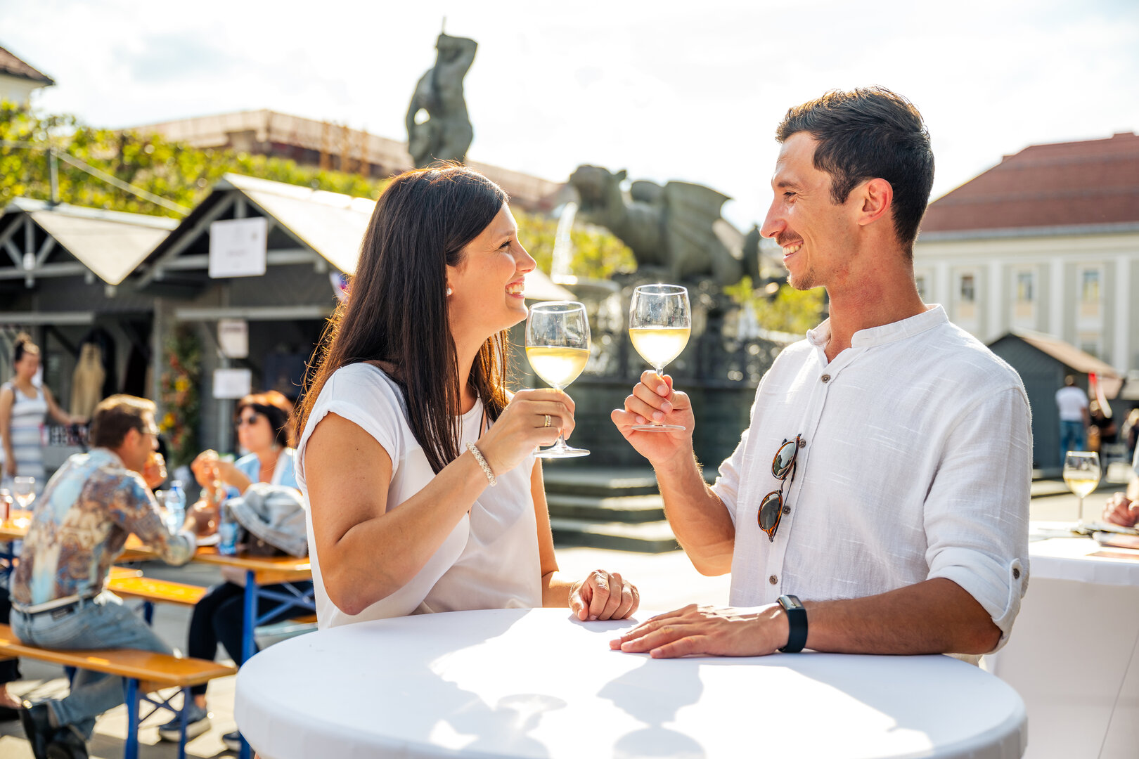 Am 30. April findet von 14 bis 20 Uhr der erste Slow Food Kärnten Heuriger am Neuen Platz in Klagenfurt statt. Foto: Michael Stabentheiner
