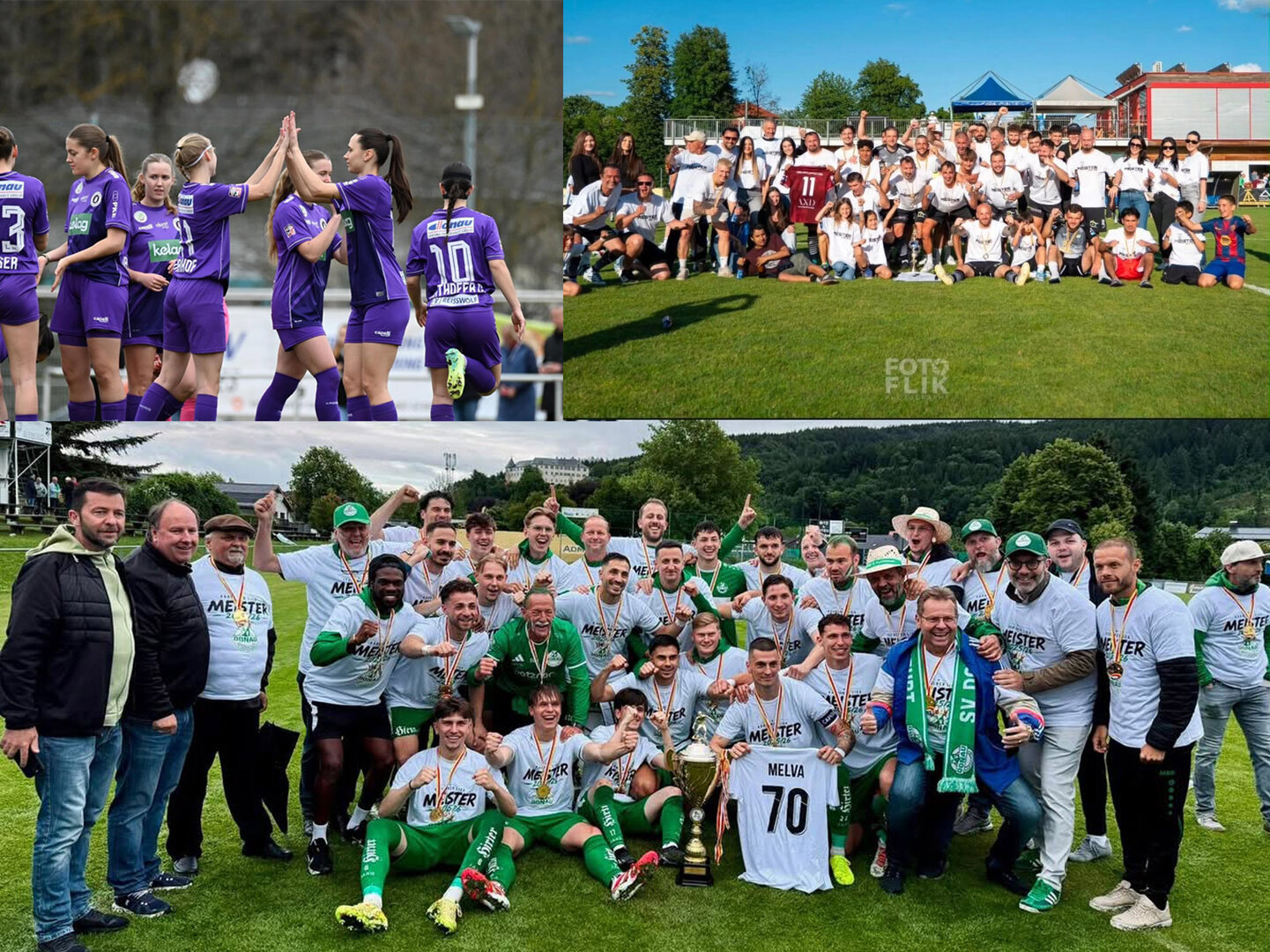 Sportstadträtin gratuliert drei  erfolgreichen Klagenfurter Fußballvereinen